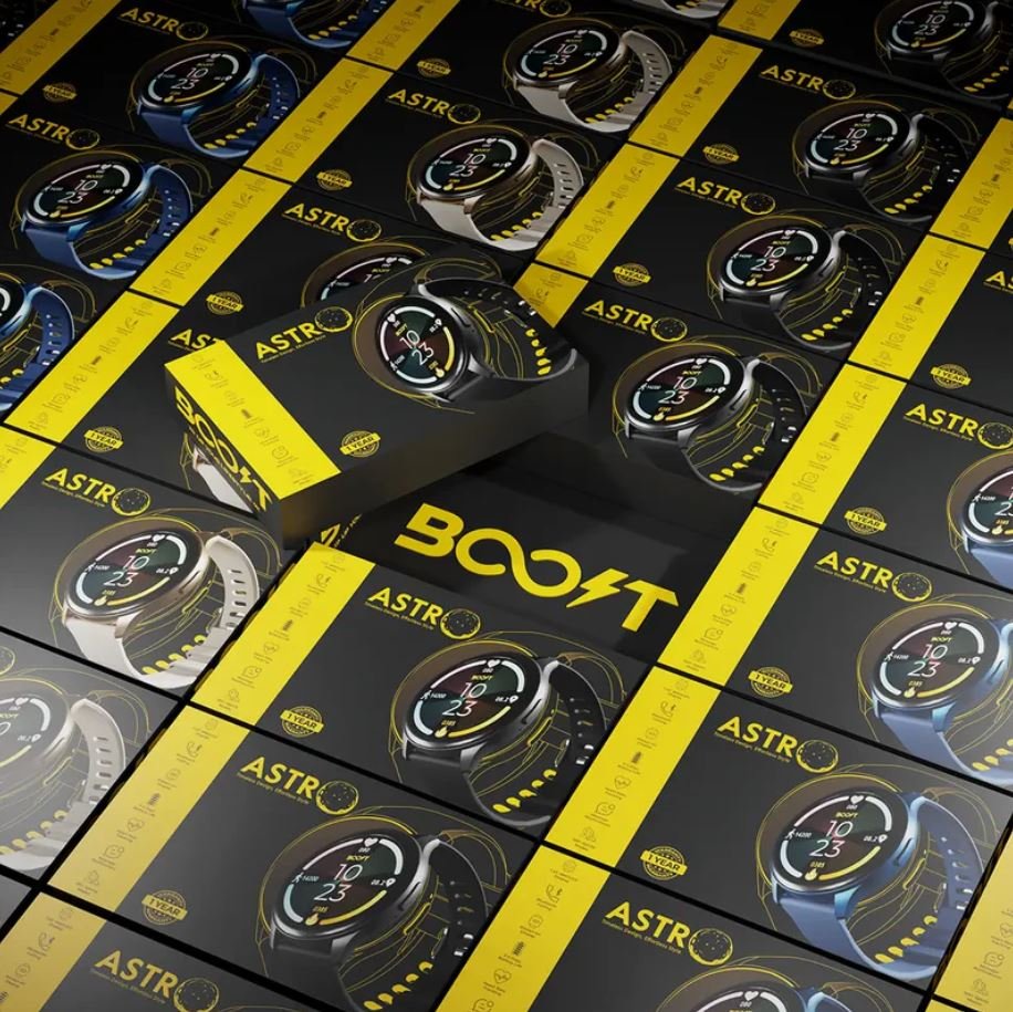 Boost Astro Smart Watch | Amoled Display | 1 Year Warranty