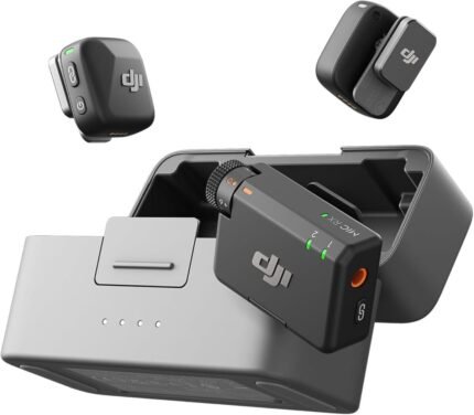 DJI Mic Mini (2 TX + 1 RX) – 2-Person Wireless Microphone