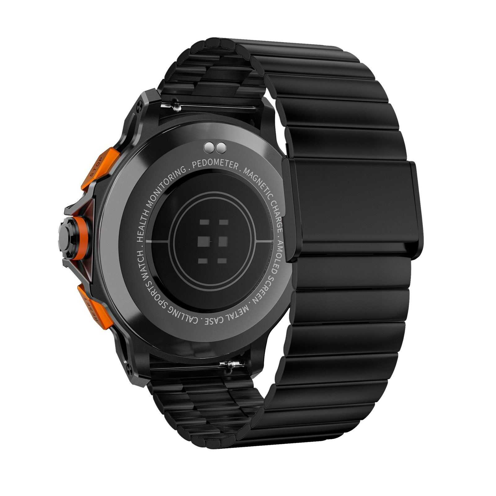 Kalobee SK43 Smart Watch Black 4 - Kalobee SK43 Smart Watch Price in Pakistan | Rugged Style | Wearteck