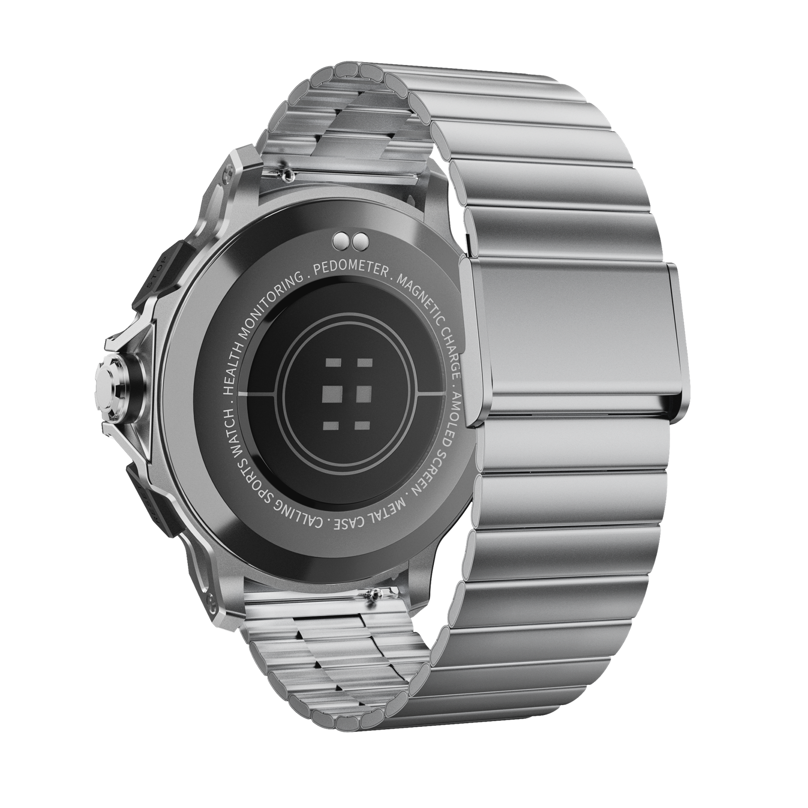 Kalobee SK43 Smart Watch Silver 2 - Kalobee SK43 Smart Watch Price in Pakistan | Rugged Style | Wearteck