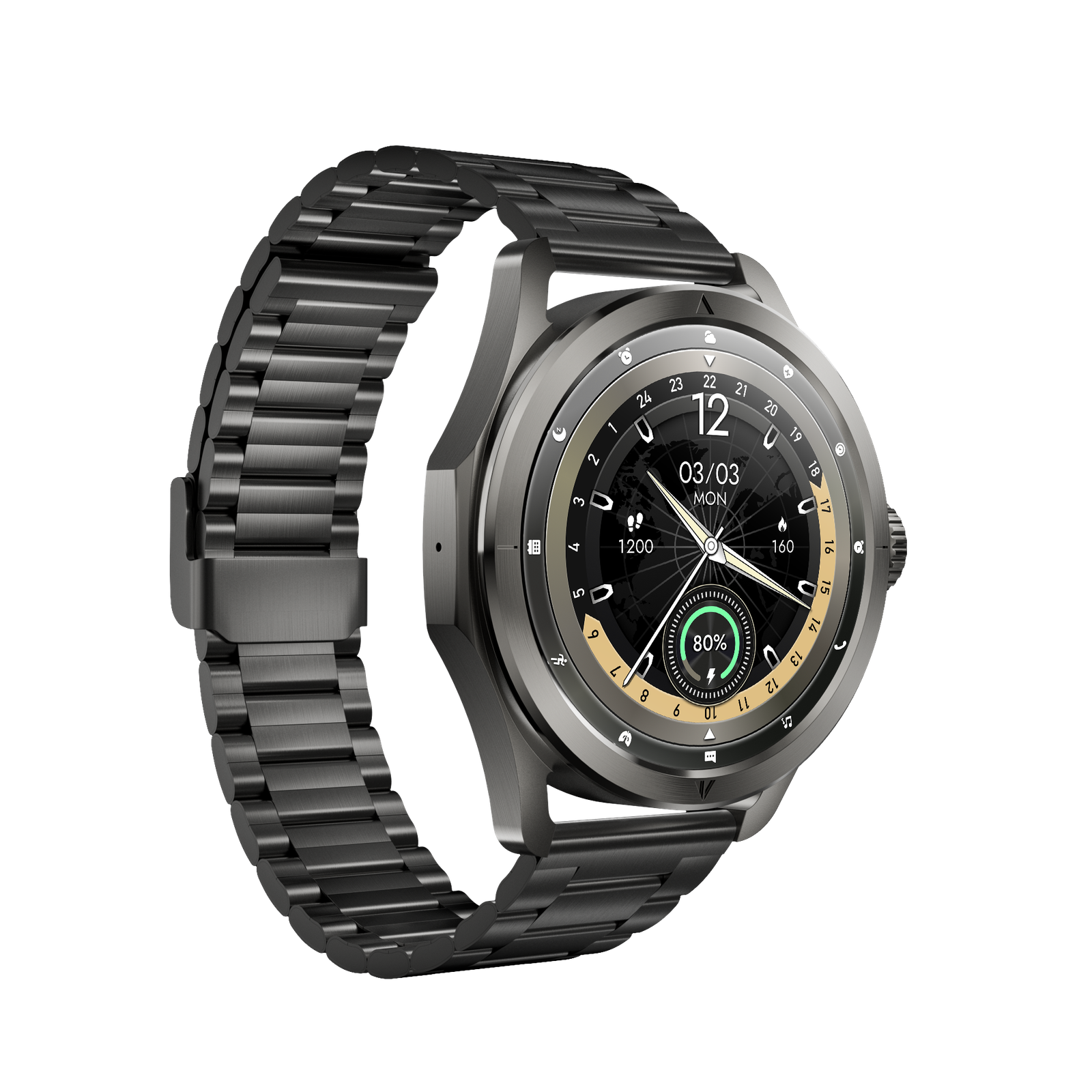 Kalobee SK44 Smart Watch Black 2 Kalobee SK44 Smart Watch Price in Pakistan | Executive Style | Wearteck