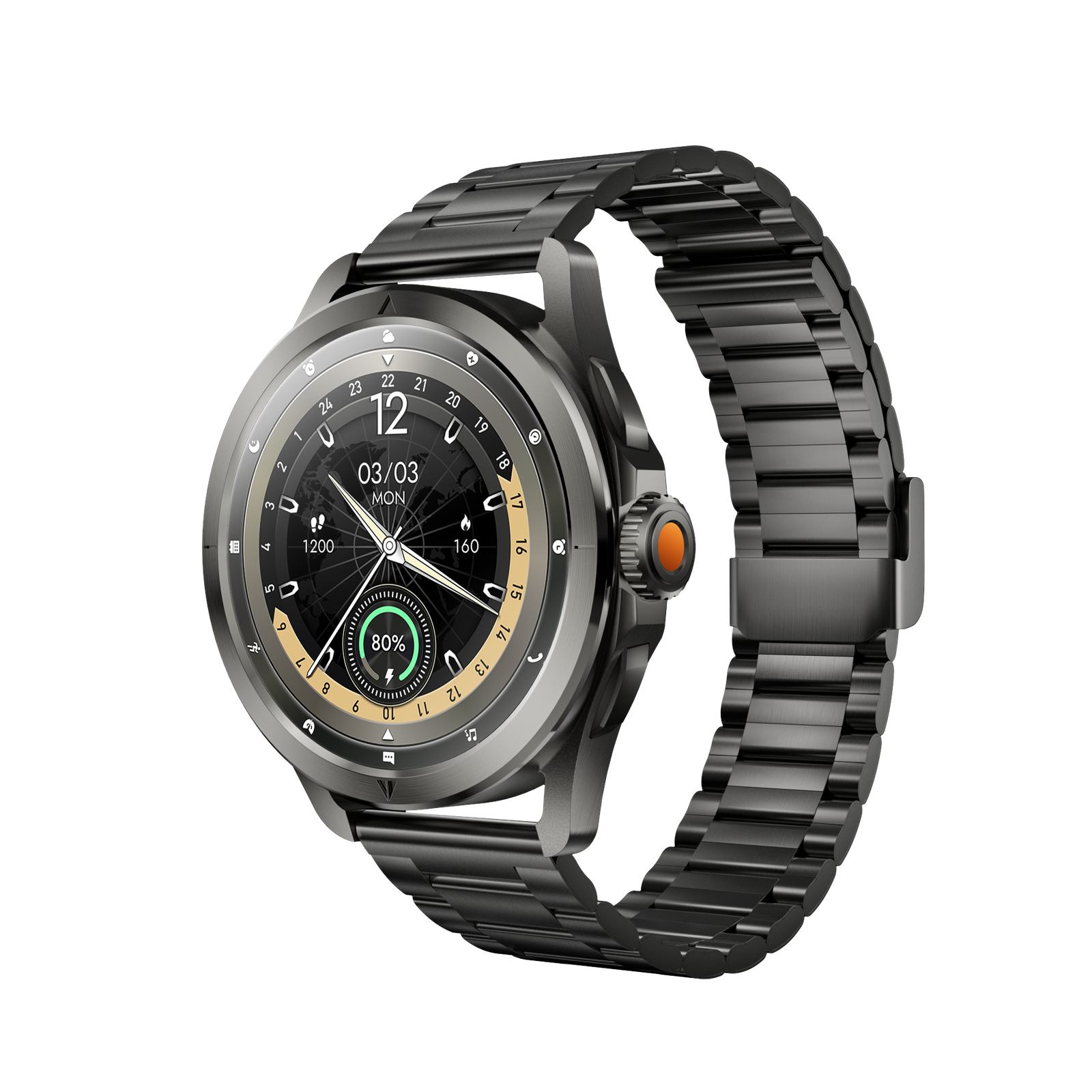 Kalobee SK44 Smart Watch Black 3 Kalobee SK44 Smart Watch Price in Pakistan | Executive Style | Wearteck