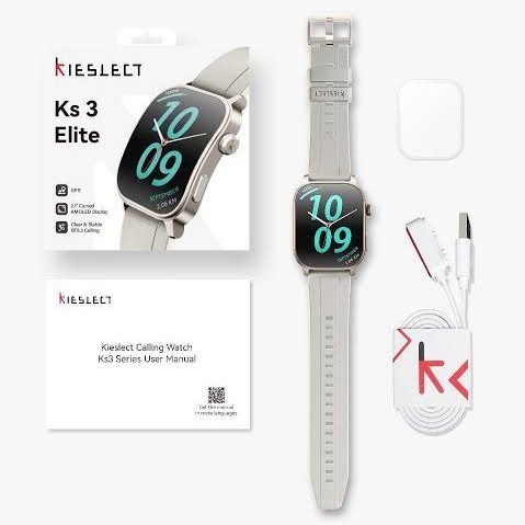 Kiesclet KS3 Box - Kieslect KS3 Elite Smart Watch Price in Pakistan | Curve Dial | Wearteck