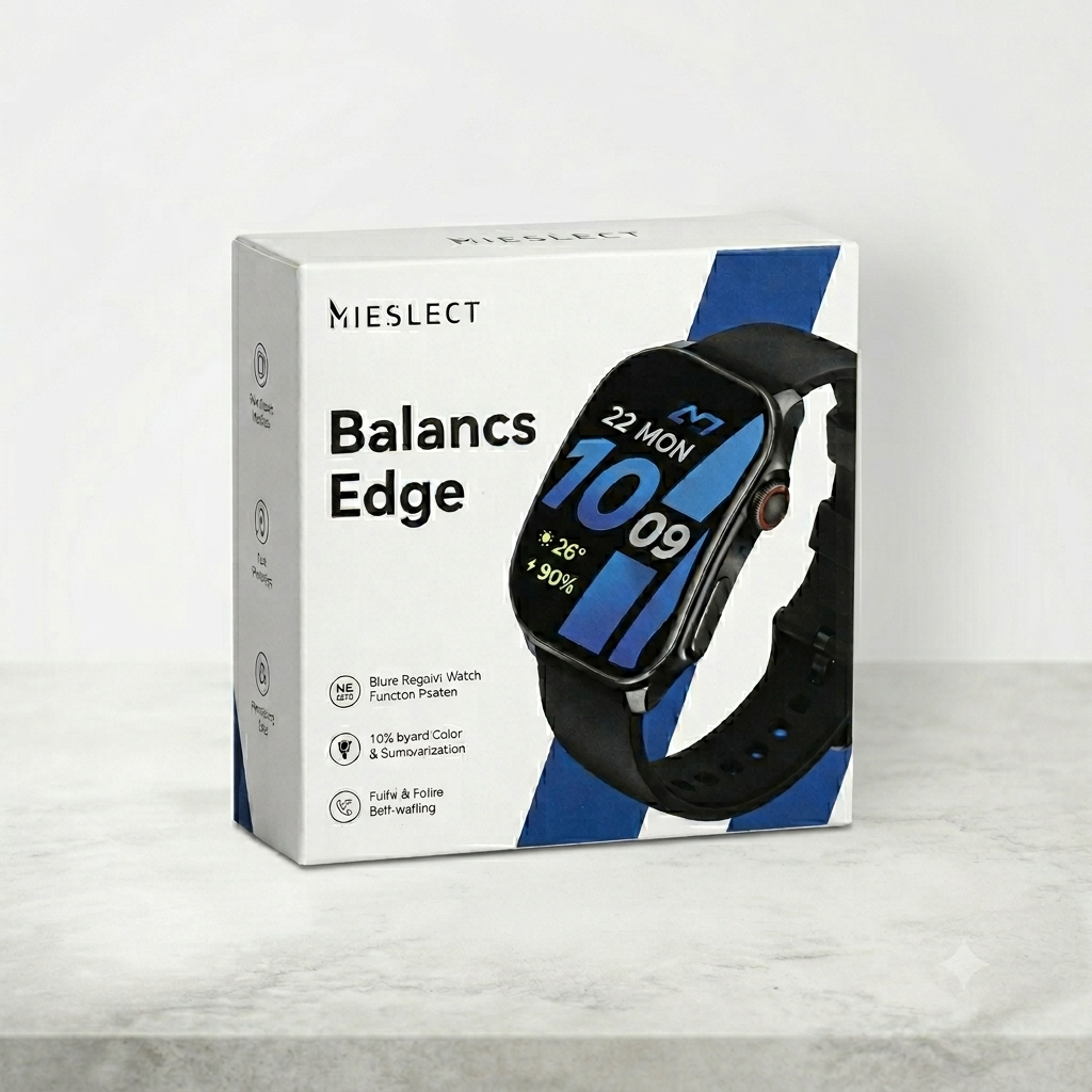 Kieslect Balancs Edge Box - Kieslect Balancs Edge Smart Watch Price in Pakistan | Curve Dial | Wearteck