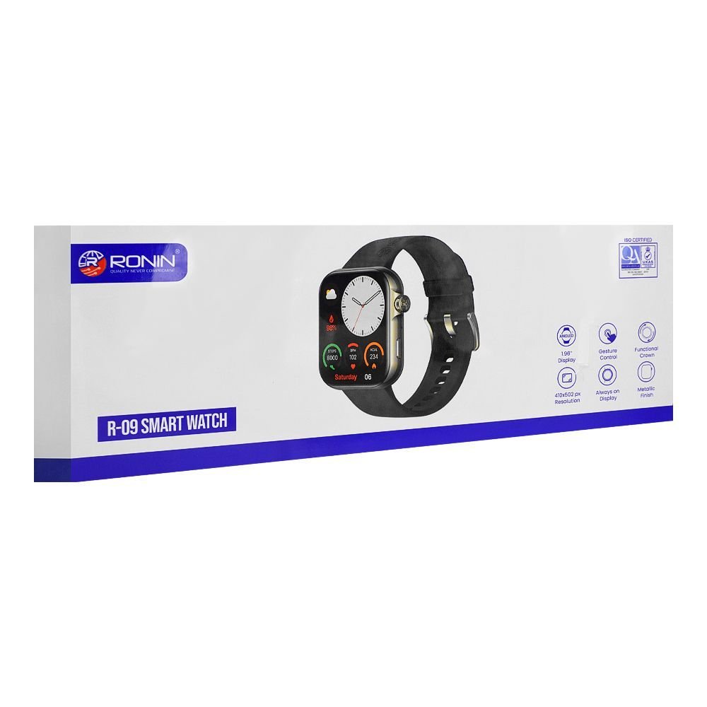 Ronin R-09 Smart Watch | Silicon Straps