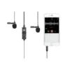BOYA BY-M1DM Dual Omnidirectional Lavalier Microphone 3 - BOYA BY-M1DM Dual Omnidirectional Lavalier Microphone