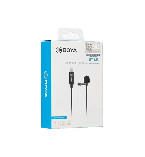 - BOYA BY-M3 Digital Lavalier Microphone