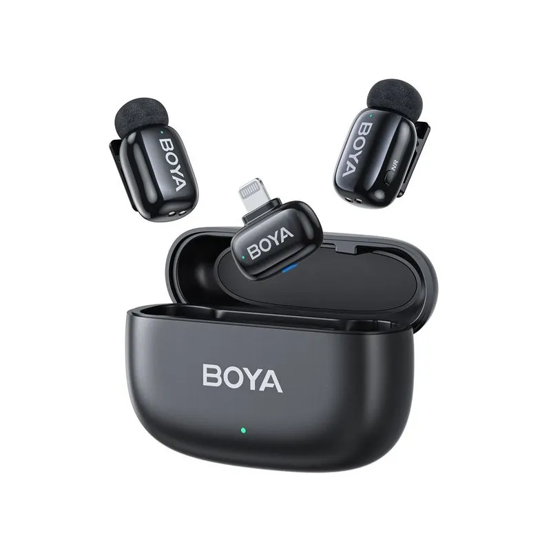 BOYA Mini 15 Wireless Microphone 2 - Boya Mini 15 (For Ios Only) Dual Wireless Microphone