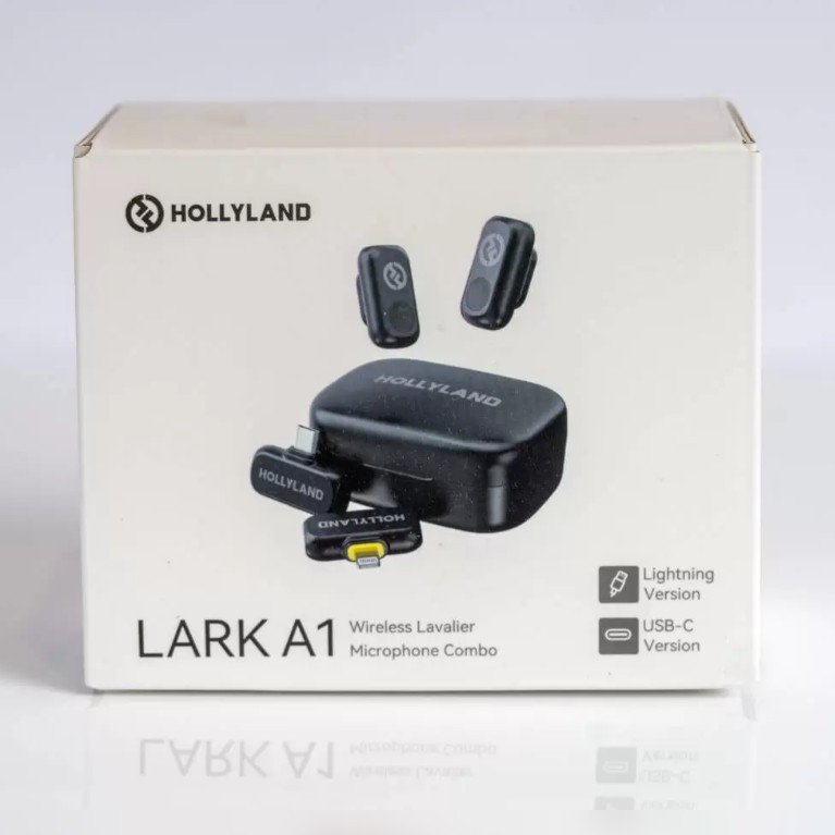 Duo Combo Box - Hollyland Lark A1 Dual Wireless Microphone with Type-C & iPhone Connector (1 Year Warranty)