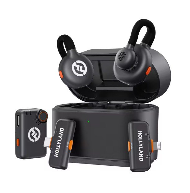 - Hollyland Lark M2S Wireless Microphone for Mobile - PC - Laptop & Action Cameras (1 Year Warranty)