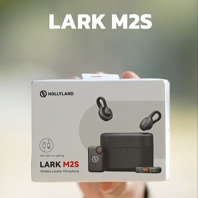 - Hollyland Lark M2S Wireless Microphone for Mobile - PC - Laptop & Action Cameras (1 Year Warranty)