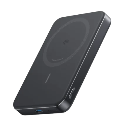 Anker MagGo Powerbank 10,000mah, Slim Magnetic Powerbank, Qi2 Certified, 15w MagsafeCompatible, 30w Usb-C Charging - Black