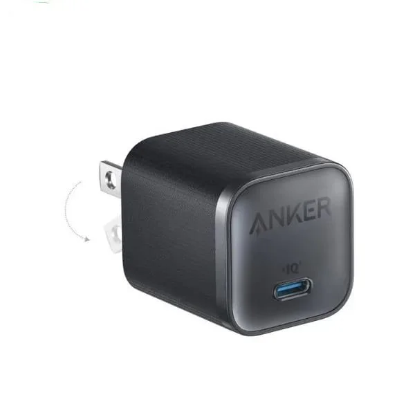 - Anker Nano 45W Usb-C Charger, Fast Charging, Compact & Foldable Plug, 2-Pin (US) - Black