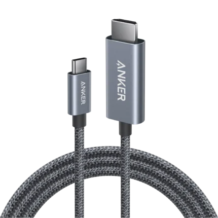 Anker Nano Usb-C to HDMI Cable, 6ft, 4k, Braided - Black