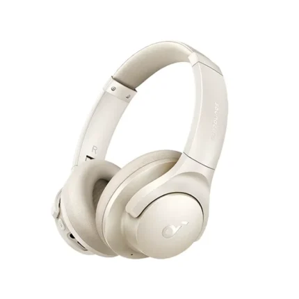 Anker Soundcore Q20i Wireless Noise Cancelling Headphones. Bluetooth. Hybrid active noise cancelling. 40 hour long ANC playtime. Hi-Res audio. Big bass - White