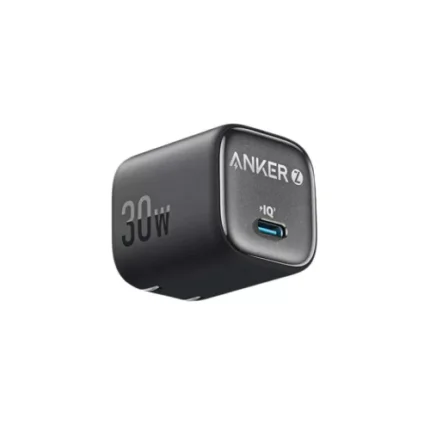 Anker Zolo 30w Usb-C Charger, IQ & PD 3.0, Mini Charger with Foldable Plugs, Low Temperature Charging, 10°C Cooler than Standard Charging, 2-Pin (US) - Black