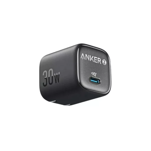 - Anker Zolo 30w Usb-C Charger, IQ & PD 3.0, Mini Charger with Foldable Plugs, Low Temperature Charging, 10°C Cooler than Standard Charging, 2-Pin (US) - Black