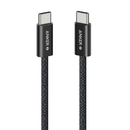 Anker Zolo Usb-C to Usb-C Cable (3.3ft, 240w, Braided) - Black