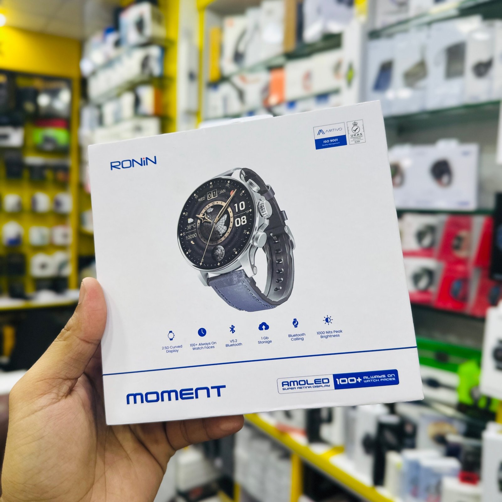- Ronin Moment Smart Watch | Super Amoled Display | R-5005 Ronin Moment Smart Watch | Super Amoled Display | R-5005 - Image 19