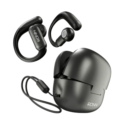 - Home Ronin Ear Flip Earbuds R-7150 open ear design with 13mm drivers