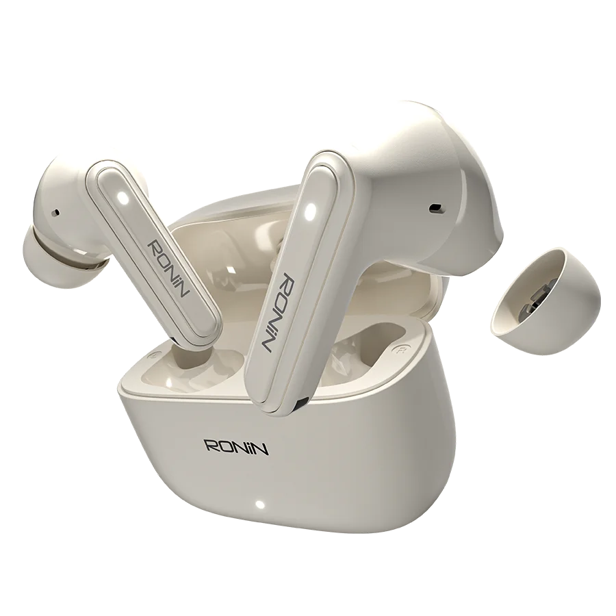 Ronin Evolve Earbuds Desert White 4 - Ronin Evolve Earbuds | R-7115