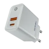 Ronin Express Charger R-6050 20W Fast Charging Wall Adapter in White