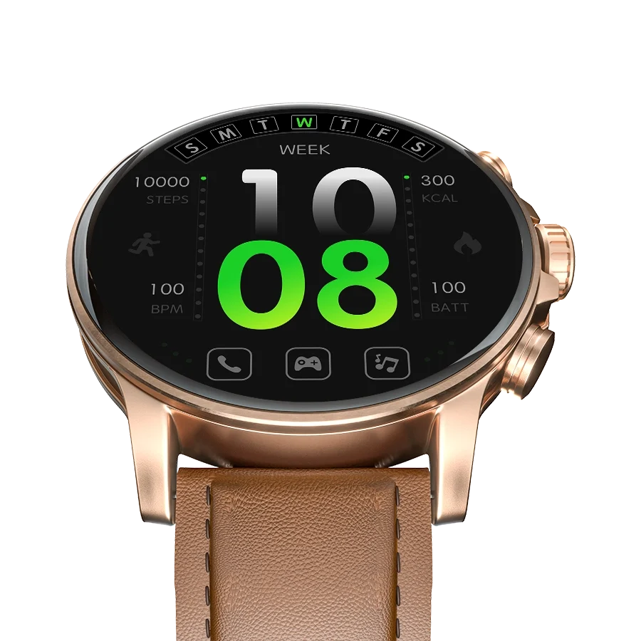Ronin Moment Smart Watch Gold 4 - Ronin Moment Smart Watch | Super Amoled Display | R-5005