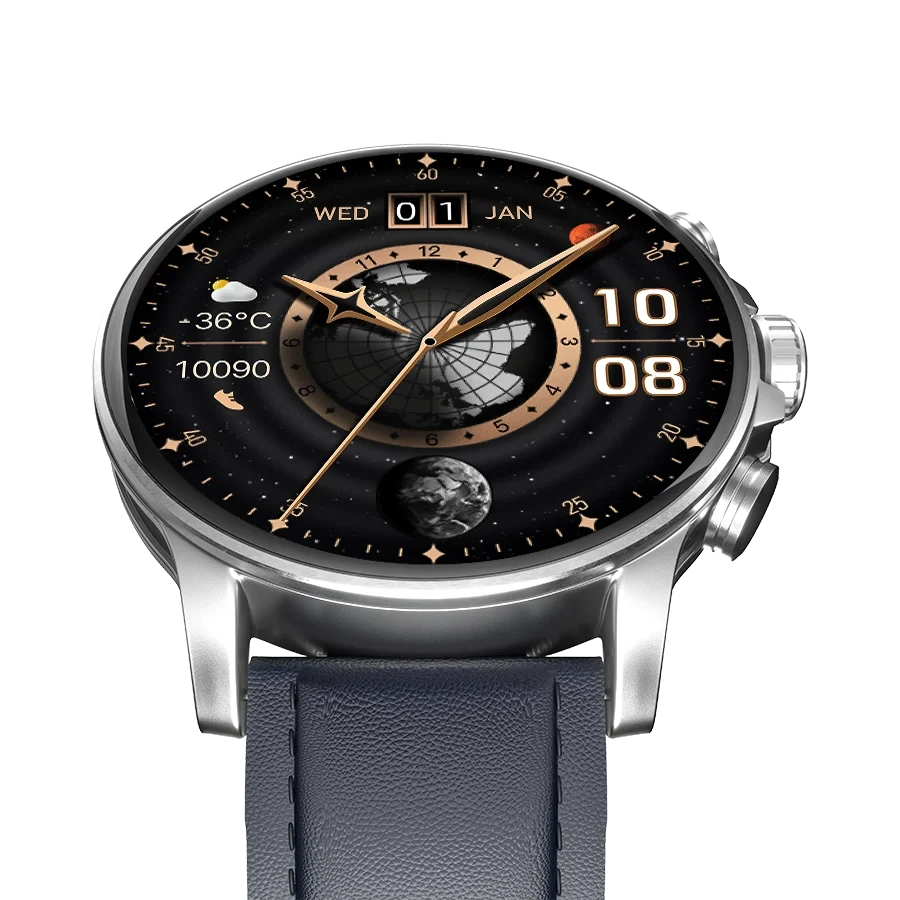 Ronin Moment Smart Watch Silver 4 - Ronin Moment Smart Watch | Super Amoled Display | R-5005