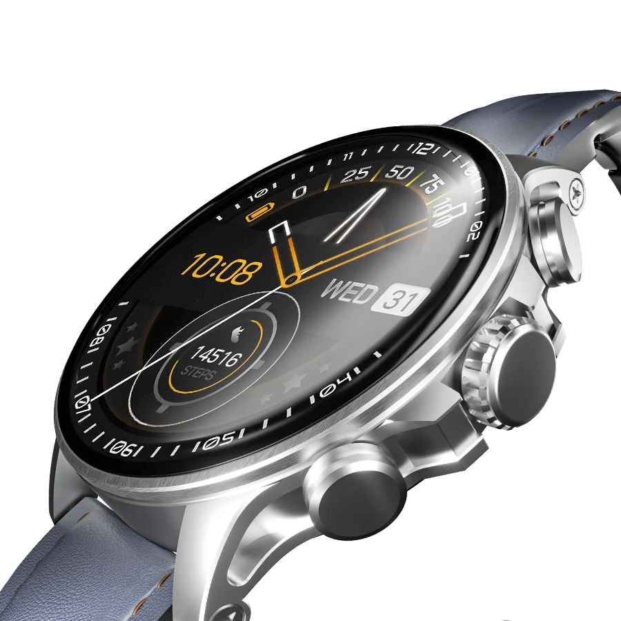 Ronin Moment Smart Watch Silver 6 - Ronin Moment Smart Watch | Super Amoled Display | R-5005