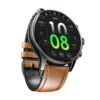 Ronin Moment Smart Watch R-5005 with Super Retina AMOLED Display and Leather Strap