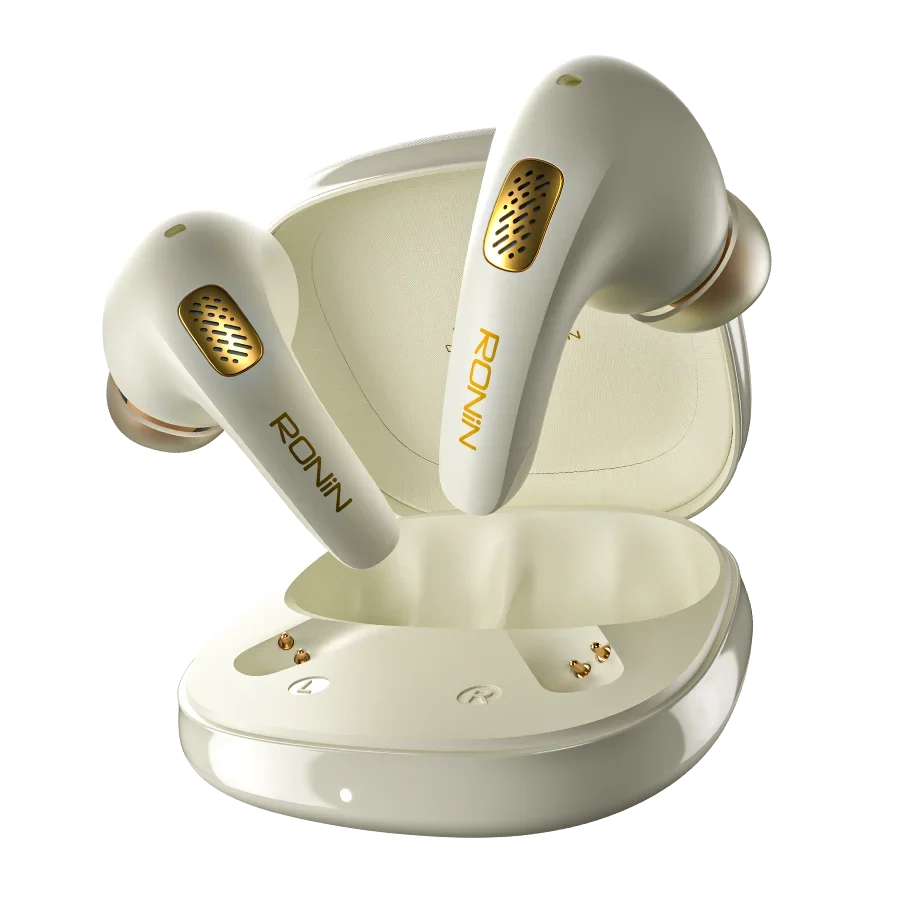 Ronin Pebble Earbuds Beige 1 - Ronin Pebble Earbuds | R-7130