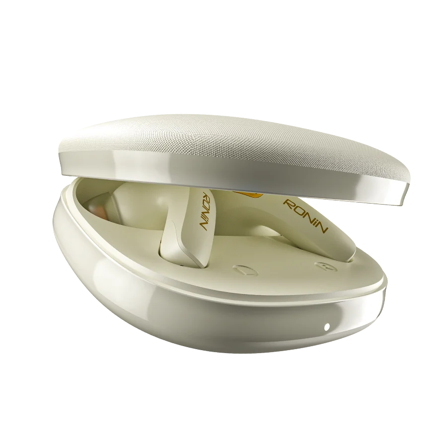Ronin Pebble Earbuds Beige 2 - Ronin Pebble Earbuds | R-7130