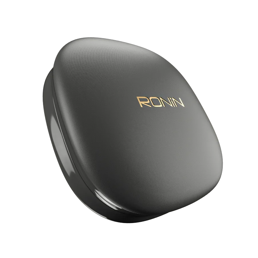 Ronin Pebble Earbuds Black 3 - Ronin Pebble Earbuds | R-7130