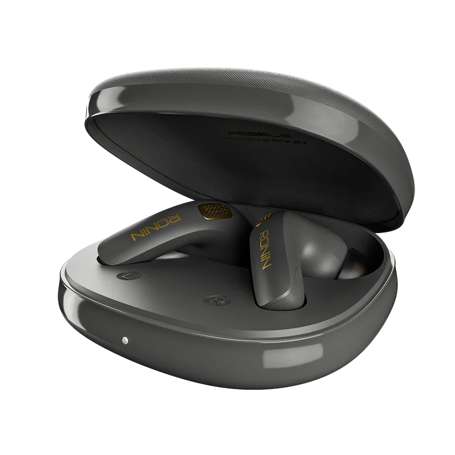 Ronin Pebble Earbuds Black 4 - Ronin Pebble Earbuds | R-7130