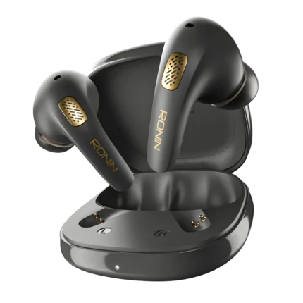 Ronin Pebble Earbuds R-7130 with 13mm Drivers, ANC and Quad-Mic ENC