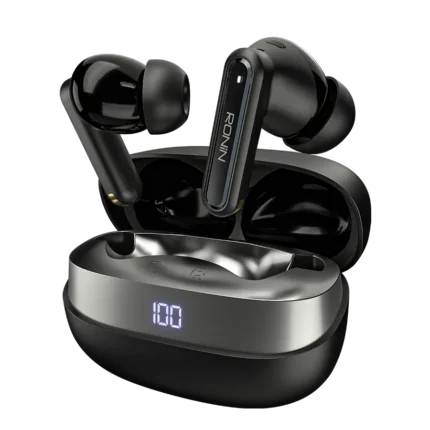 - Home Ronin Vector Earbuds R-7120 with 25dB ANC and Quad Mic ENC