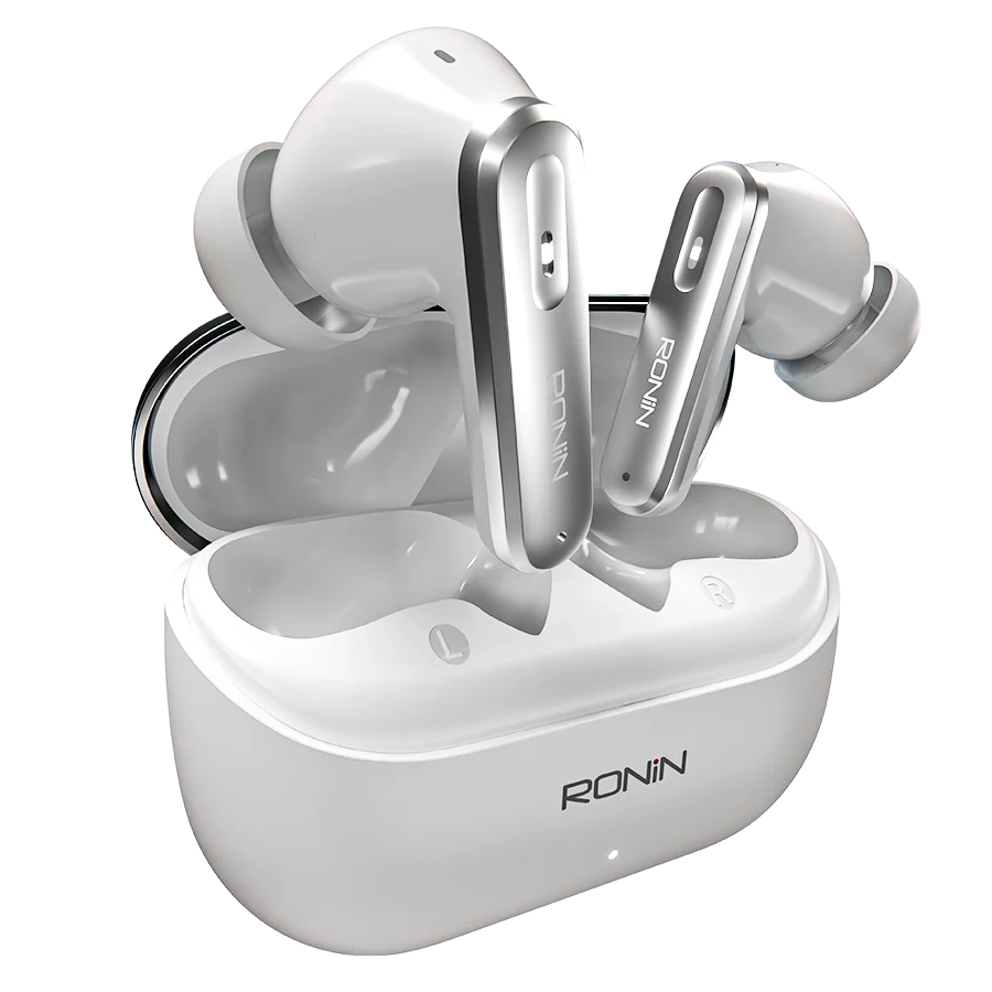Ronin Vesper AI Earbuds R-7075 A with AI translation, ANC and Quad Mic ENC