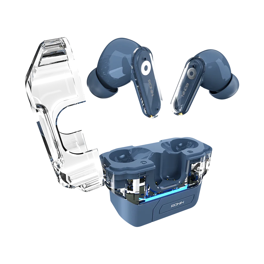 Ronin Warrior Earbuds Blue 4 - Ronin Warrior Earbuds | R-7105