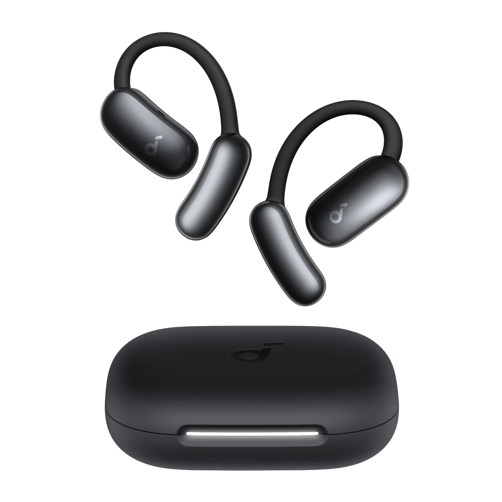 Anker Soundcore AeroFit 2 AI Assistant Open-Ear Earbuds with Adjustable Ear Hooks
