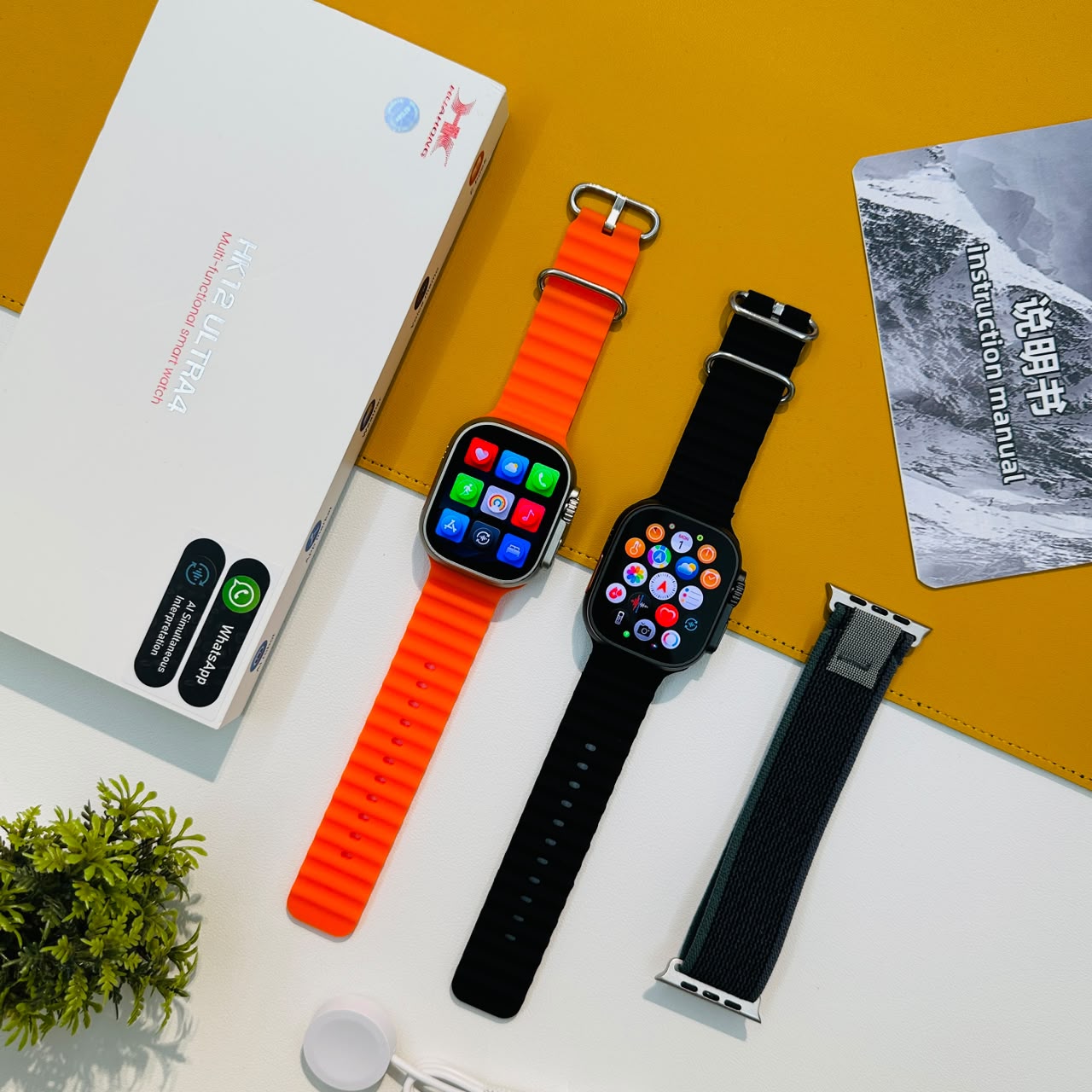 - HK12 Ultra 4 Smart Watch | Real Time Memory | Ultra Amoled Display HK12 Ultra 4 Smart Watch | Real Time Memory | Ultra Amoled Display - Image 2