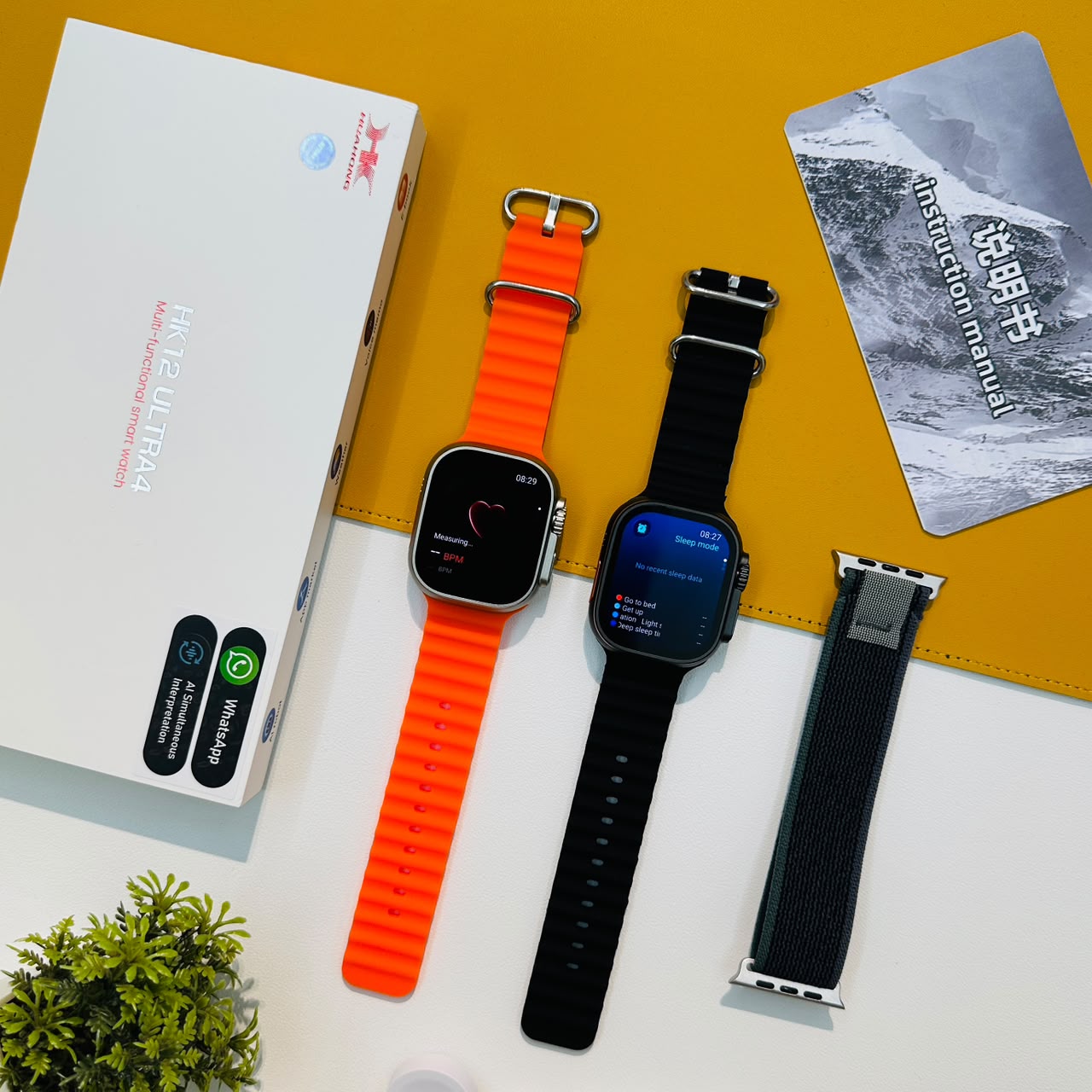 - HK12 Ultra 4 Smart Watch | Real Time Memory | Ultra Amoled Display HK12 Ultra 4 Smart Watch | Real Time Memory | Ultra Amoled Display - Image 4
