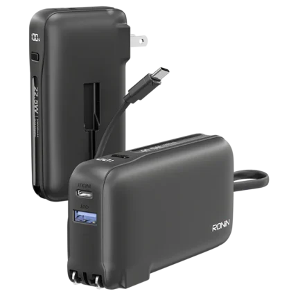 Ronin Arctic 10000mAh Power Bank with 22.5W fast charging and digital display