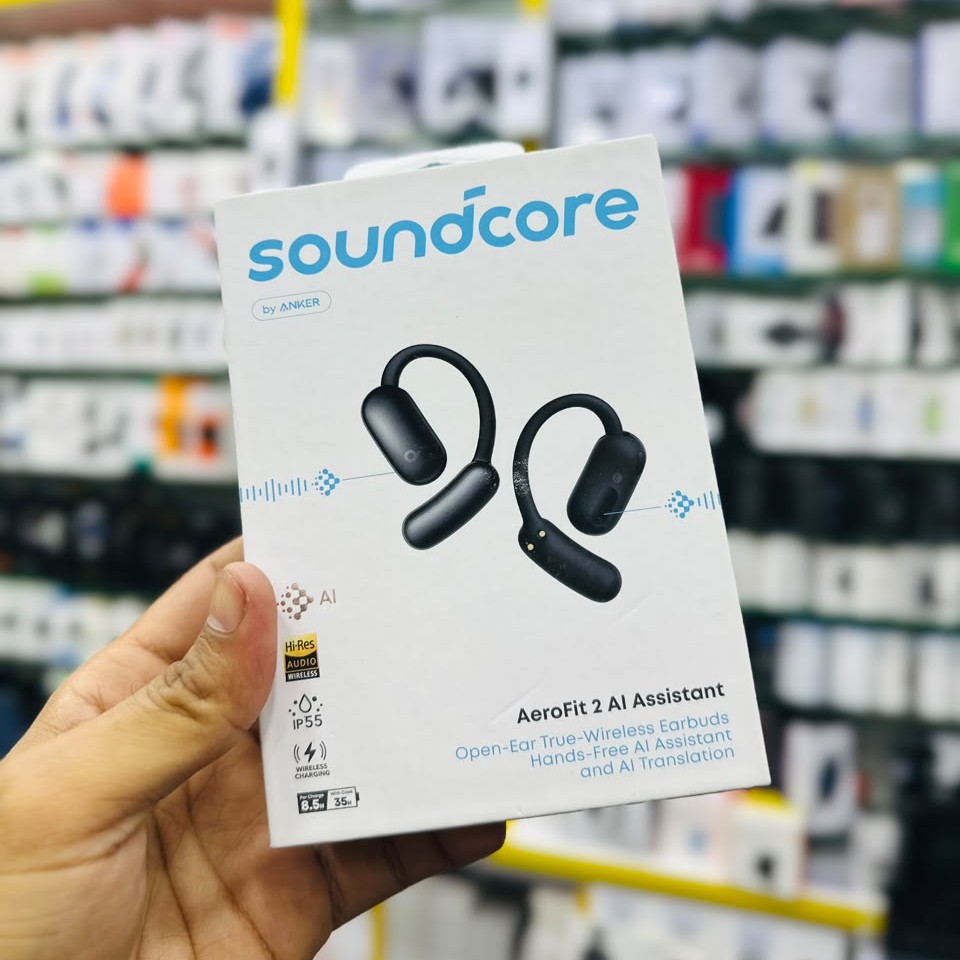 - Anker Soundcore AeroFit 2 AI Assistant Earbuds Anker Soundcore AeroFit 2 AI Assistant Earbuds - Image 2